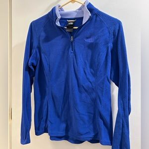 Blue North Face pullover